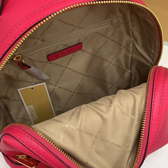 MICHAEL KORS Sheila Medium Front Packet Backpack ELECTRIC PINK COLOR - Picture 13 of 15